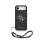 Funda para móvil Guess carcasa de polipiel negra con correa de perlas para iPhone Air