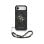 Funda para móvil Guess carcasa de polipiel negra con correa de perlas para iPhone Air