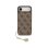 Cover Guess Marrone con Logo 4G e Charm Dorato per iPhone Air Elegante