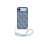 Funda para móvil Guess Air Capa Polipiel Azul Logo 4G com Correia de Pérolas para iPhone