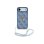 Funda para móvil Guess Air Capa Polipiel Azul Logo 4G com Correia de Pérolas para iPhone