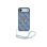 Funda para móvil Guess Air Polipiel Azul Logo 4G Correa Perlas para iPhone