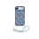 Funda para móvil Guess Air Polipiel Azul Logo 4G Correa Perlas para iPhone