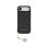 Funda para móvil Guess rígida negra logo 4G y charm dorado para iPhone Air