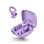 Tapones auditivos NGS NOON Purple reutilizables con atenuación 23 dB y estuche compacto