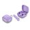 Tapones auditivos NGS NOON Purple reutilizables con atenuación 23 dB y estuche compacto