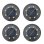 Lámpara Solar de Suelo Autrucker 8 LED Luz Cálida IP68 Paquete 4
