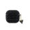 Funda Guess para AirPods 4 Negra con Piedras Brillantes y Charm
