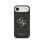 Capa Guess Polipiel Preta com Grande Logo Dourado para iPhone Air