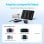 Cargador de Pared Anker Zolo, Carga Rápida Qi 70W, 3 USB-C, 1 USB-A PD 3.0, Negro
