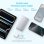Power Bank Anker Zolo 20000 mAh 22,5 W Blanco con cable retráctil USB-C