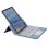 Capa com Teclado Bluetooth para iPad 9.7 Royal Bailey Sx006c-1 Azul