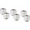 Wasserkühlung Thermal Grizzly DeltaMate Fitting ST13 6 Stück Matt Nickel