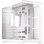 Boîtier PC Darkflash C280 ATX E-ATX Micro ATX ITX Verre Trempé Noir