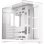 Boîtier PC Darkflash C280 ATX E-ATX Micro ATX ITX Verre Trempé Noir