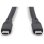 Cable USB-C Digitus 0.5 m USB4 2.0 80 Gbps 240 W Silicona Negro