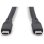 Cable USB-C Digitus 1 m USB 4.0 80 Gbps 240 W PD 3.1 Silicón Negro
