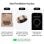 Intelligenter Ring Ultrahuman Ring Air Größe 7 Android IP68 6 Tage Titan Rosa