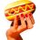 Ratón Mustard Hot Dog inalámbrico 2.40 GHz multicolor con scroll