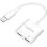 Adaptador de Audio USB-C LogiLink con Puerto de Carga 60W PD