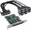 Tarjeta de Red Inline 76660Z PCIe RS-232 230,4 Kbit/s 8 Puertos FIFO 256 B