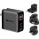 Caricatore USB Sandberg Travel Charger PD140W Display 3 Porte
