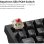 Tastatur Keychron V6 Ultra mechanisch 100% QWERTZ mit Silk POM Red Switches und RGB