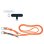 Almohadilla con Cordón Mobile Origin LYR-UNI-ORG Naranja Universal