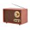 Radio Portátil Adler AM/FM 10W Bluetooth Marrón