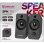 Colunas Defender PC 2.0 USB 8W potência design compacto preto