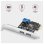 Tarjeta de Interfaz Axagon PCEU-232RS PCIe a USB 3.2 Gen 1