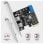 Tarjeta de Interfaz Axagon PCEU-232RS PCIe a USB 3.2 Gen 1
