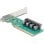 Tarjeta de Interfaz Delock 90777 PCIe x16 4 Puertos SFF-8643 NVMe Low Profile