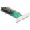 Tarjeta de Interfaz Delock 90777 PCIe x16 4 Puertos SFF-8643 NVMe Low Profile