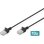 Cavo di Rete Digitus CAT6 U/UTP Slim 0.30m Nero 10 Unità