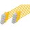 Cabo de Rede Digitus CAT6 U/UTP Slim 1,5 m Amarelo 10 Unidades