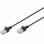 Cavo di Rete Digitus CAT6 U/UTP Slim Patch 1 m Nero LSZH