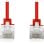 Cavo di Rete Digitus CAT6 U/UTP Slim Patch 1m Rosso