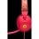 Auriculares PowerA LS10X Gen 2 com cabo USB Virtual Surround gaming vermelho