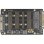Adapter Delock M.2 zu U.2 und SATA für NVMe- und SATA-SSDs