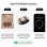 Smart Ring Ultrahuman Ring Air T8 Bluetooth IP68 Akku Android iOS Rosa