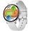 Colmi V89 GPS Bluetooth 43mm AMOLED Prateado Bracelete Silicone M GPS Pulsómetro Sono