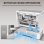 Boîtier PC Antec C6 Curve Air Tour ATX Vidre Trempé Blanc