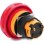 Pulsador rojo Delock 1NO 250 V 5 A montaje empotrado IP65