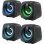 Lautsprecher Defender PC 2.0 USB 6W mit LED-Beleuchtung und kompakter Bauweise
