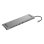 Base para portátiles Sandberg USB-C 10 en 1 Estación de conexión Aluminio