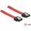 Cable Delock SATA III 0.3m Rojo
