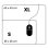 Alfombrilla para ratón Oniverse Glasspad Negro Vidrio Base antiderrapante 350x250 mm