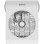 Riscaldatore Bagno Supra SB2500 2500W Bianco con Aria Fredda
