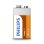 Pila Philips LongLife 9V Recargable Zinc-Carbono